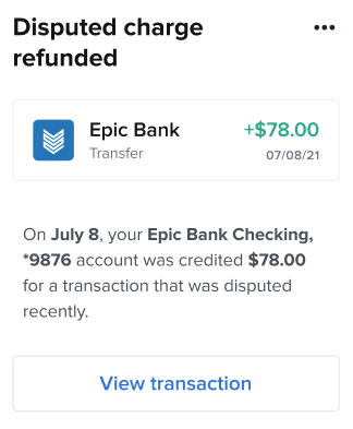 Charge Dispute Refund