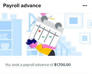 Payroll advance